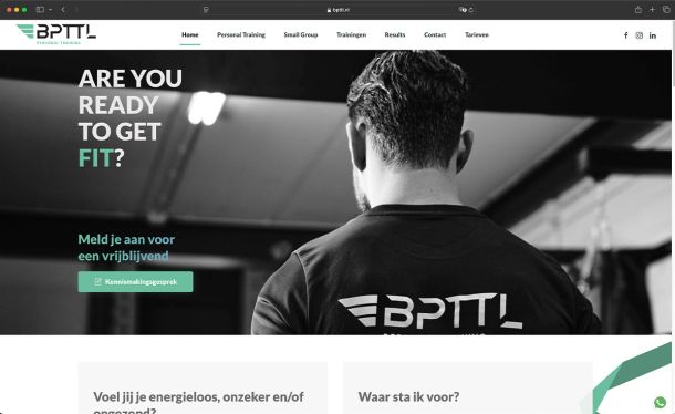 Ghekko Website Design: BPTTL - Be Pushed to the Limit