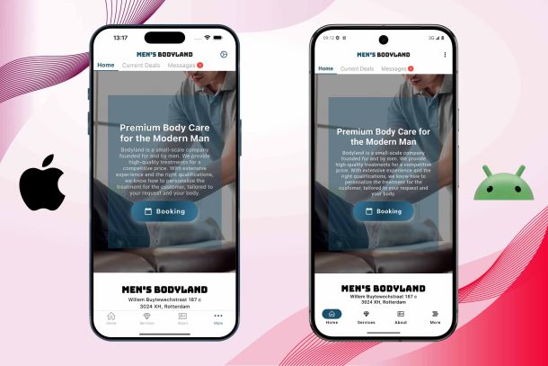 Ghekko Application Development: Men's Bodyland