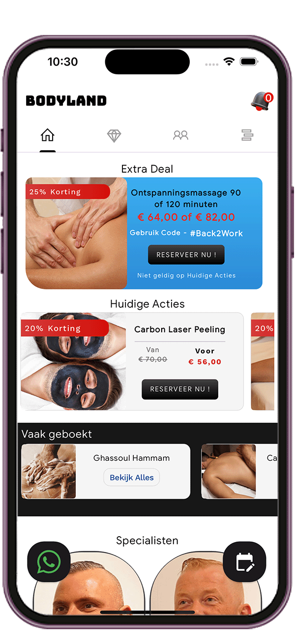 Bodyland Salon Rotterdam iOS App